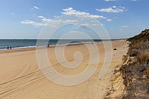 Rompeculos beach in Moguer, Huelva, Andalusia, Spain photo