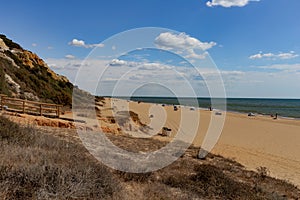 Rompeculos beach in Moguer, Huelva, Andalusia, Spain photo