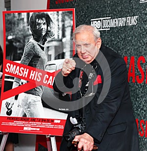 Ron Galella in Manhattan in 2010