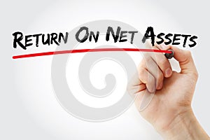 RONA - Return On Net Assets text photo