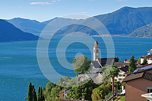 Ronco sopra Ascona at the Lago Maggiore, Switzerland photo