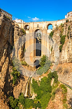 Ronda Andalucia Malaga Spain old Bridge Arch spanish architecture landmark photo