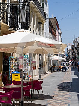 RONDA, ANDALUCIA/SPAIN - MAY 8 : Street scene in Ronda Spain on