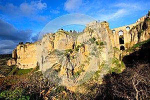 Ronda bridge, Andalusia, Spain