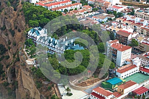 Ronda, MÃÂ¡laga, Spain. Airviews details photo