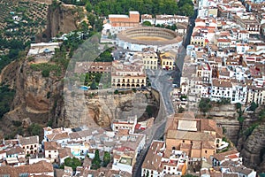 Ronda, MÃ¡laga, Spain. Bullring and places of interest