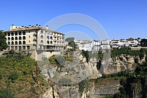 Ronda, one of the most famous white villages of Malaga (Andalusia), Spain