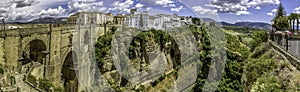 Ronda Panoramic view over Puente Nuevo