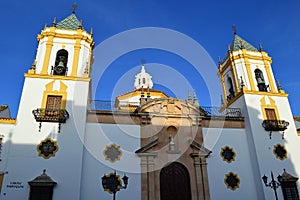 The parish church of Socorro, Ronda Spain photo