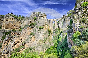 Ronda, Spain at Puento Nuevo Bridge photo