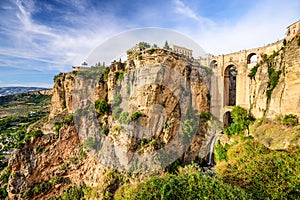 Ronda, Spain at Puento Nuevo Bridge photo