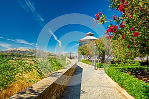 Ronda, Spain. View from the Paseo de los Ingleses