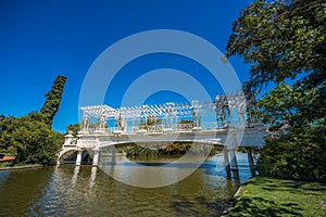 Rondabout on Palermo Woods in Buenos Aires