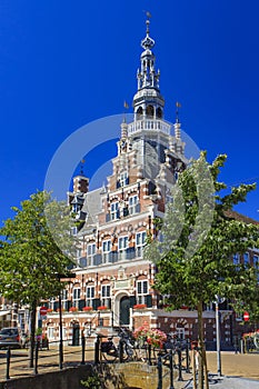 Town hall of Franeker, Friesland, Netherlands.