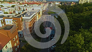 Rondo Free Square Stargard Plac Wolnosci Czarnieckiego Aerial View Poland