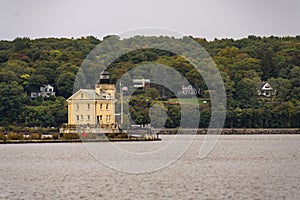 Rondout Lighthouse Beacon Station Hudson River Kingston Point New York