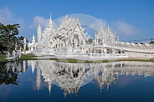 Rong Khun temple, Chiang Rai province, northern Thailand