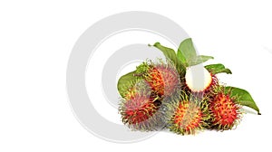 Rongrien Nasan Rambutan is  the most famous rambutan species in Thailand