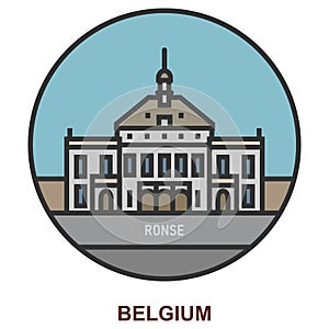 Ronse. Cities and towns in Belgium