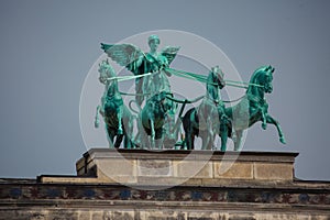 Ronze sculpture Victoria, the Roman Goddess of Victory