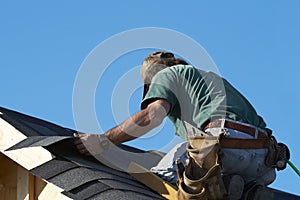 On the roof