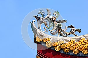 Roof Architecture of Buddhist Temple 02