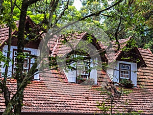 Roof with attic