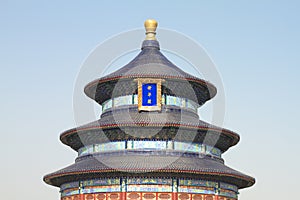 Roof of Beijing Temple of Heaven