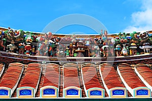 Roof of Buddhism Temple