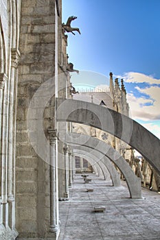 Roof of the cathedral of Quito