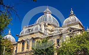 Roof of CEC Palace in Bucharest