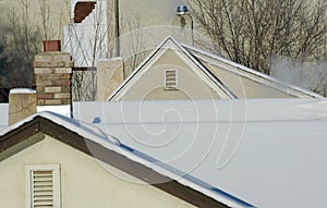 Roof and Chimney in winter