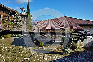 Roof of the church in Rozhen Monastery Nativity of the Mother of God, Bulgaria