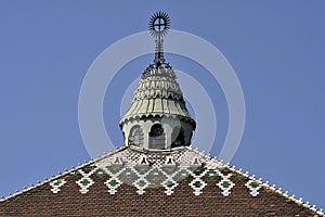 Roof of City Hall in Subotica