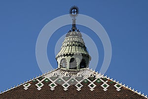Roof of City Hall in Subotica