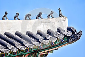 Roof Decoration of a Pavilion at Changdeokgung Palace