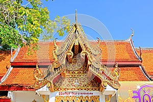 Roof Decoration At Wat Phra That Doi Suthep, Chiang Mai, Thailand