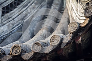 Roof detail on Chinese Temple