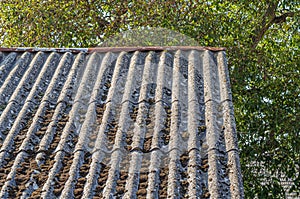 Roof detail of an old house