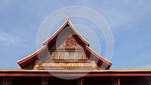 Roof detail of Si Saket Temple