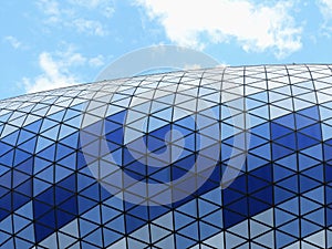 The roof of the Dinamo stadium in Moscow