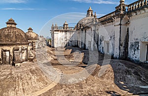 Roof with domes of Cathedral in Leon, Nicaragua