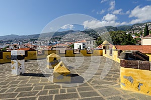 Roof of The Fort of SÃ£o Tiago, Funchal, Madeira, Portugal
