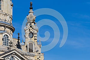 the roof of the Frauenkirche in dresden