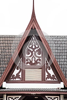 Roof gable pavilion