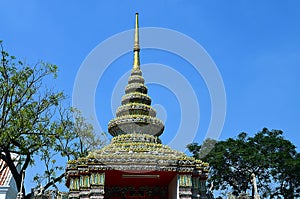 Roof gable of a temple in Thai style.