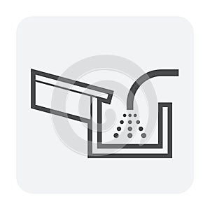 Gutter cleaning icon