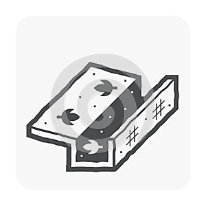 Gutter cleaning icon