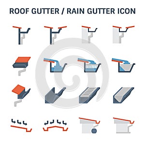 Roof Gutter Icon