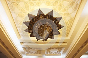 The roof of Hassan II Mosque in Casablanca,Morocco